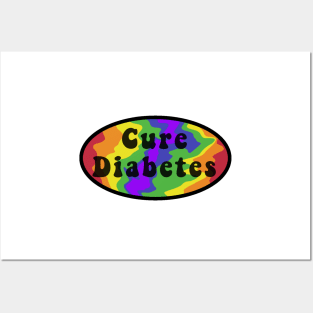 Cure Diabetes Retro Posters and Art